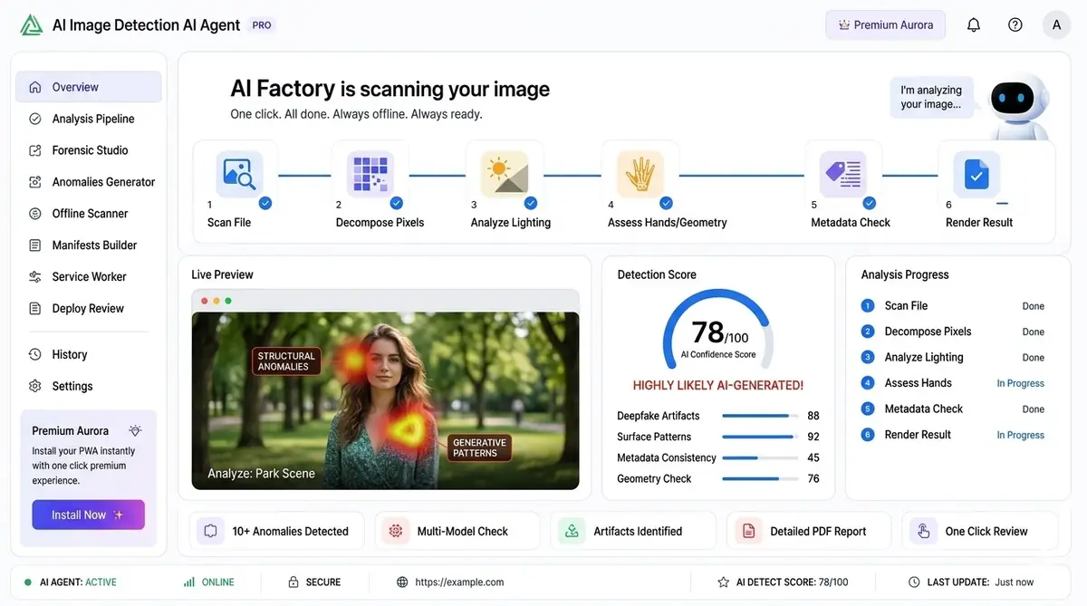 AI Filipino food agent — example of the AI tool dashboard software